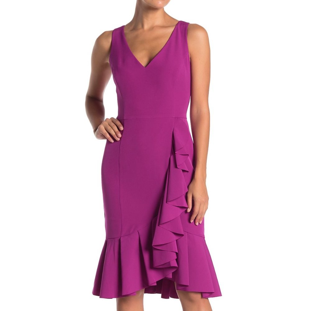 Beautiful Brand New Spring Peplum Ruffle Dress